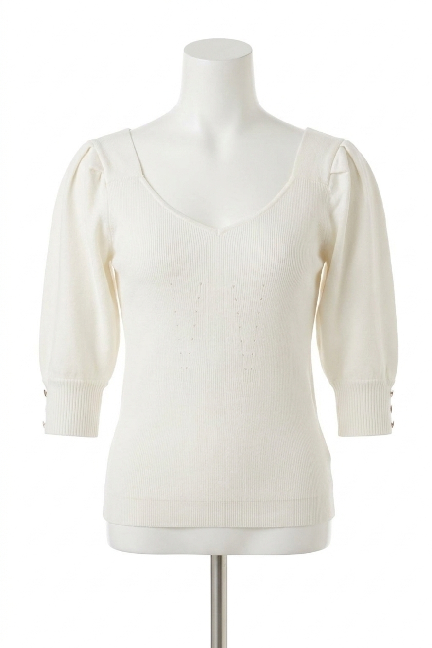 NEW BISHOP + YOUNG raphael sweater in ivory
